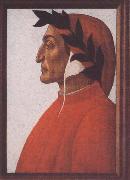 Sandro Botticelli Portrait of Dante Alighieri painting